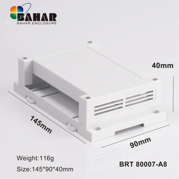 BRT 80007-A8 جعبه پلاستیکی ریلی صنعتی