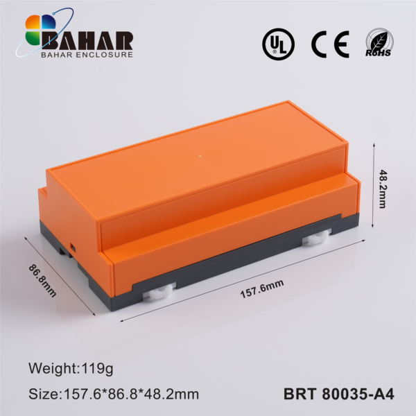 BRT 80035-B4  جعبه  پلاستیکی ریلی صنعتی