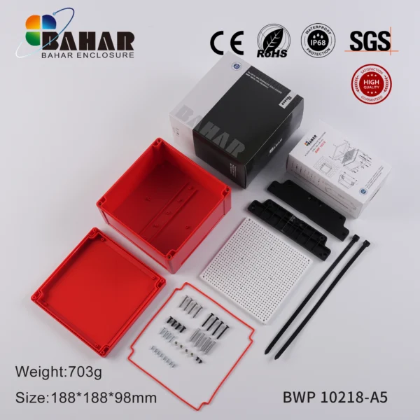 BWP 10218-A25 جعبه ضد آب قابل نصب روی دیوار و لوله - Image 4