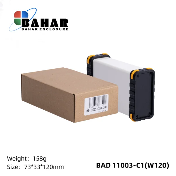 BAD 11003 C1-W120 جعبه آلومینیومی اکسترود پانل پلاستیکی - Image 2
