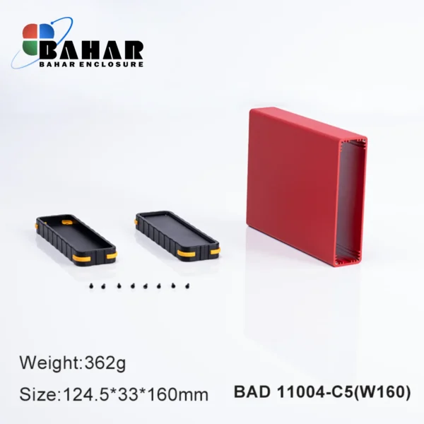 BAD 11004 C5-W120  جعبه آلومینیومی اکسترود پانل پلاستیکی - Image 2