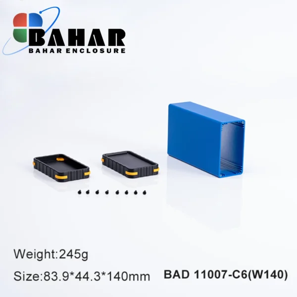 BAD 11007 C6-W140  جعبه آلومینیومی اکسترود پانل پلاستیکی - Image 4