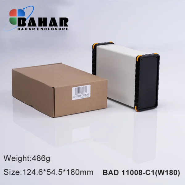 BAD 11008-C1-W180  جعبه آلومینیومی اکسترود پانل پلاستیکی - Image 2