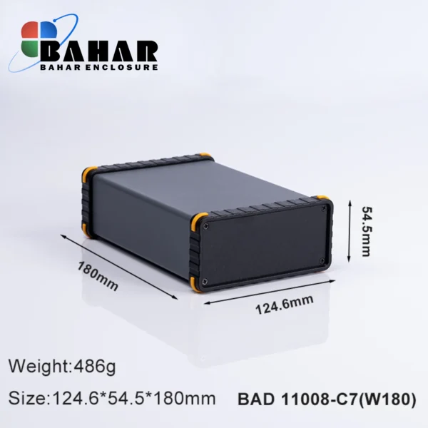 BAD 11008 C7-W180 جعبه آلومینیومی اکسترود پانل پلاستیکی