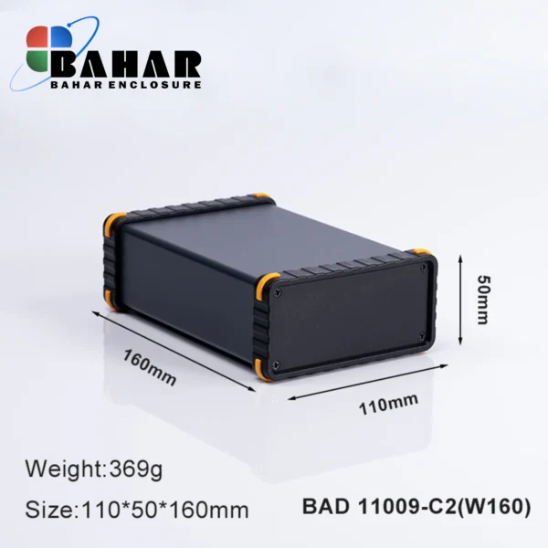 BAD 11009 C2-W160 جعبه آلومینیومی اکسترود پانل پلاستیکی