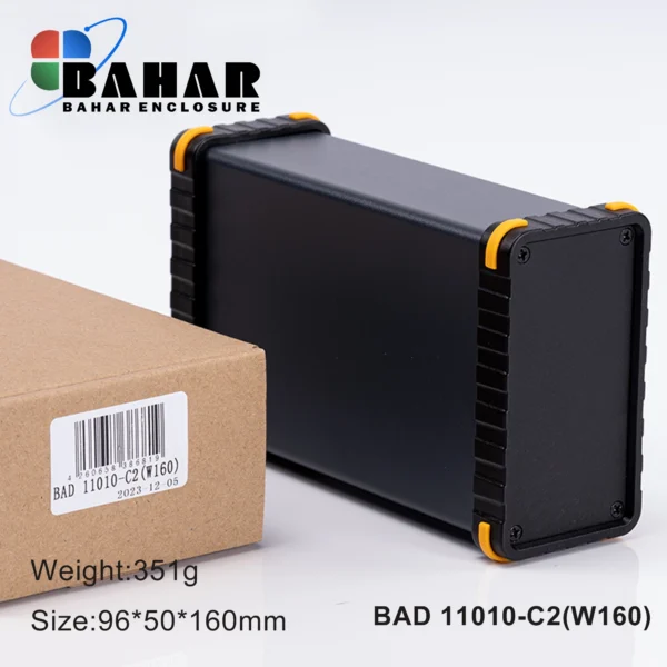 BAD 11010 C2-W160  جعبه آلومینیومی اکسترود پانل پلاستیکی - Image 2