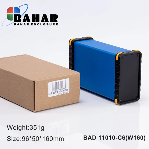 BAD 11010 C6-W160  جعبه آلومینیومی اکسترود پانل پلاستیکی - Image 2