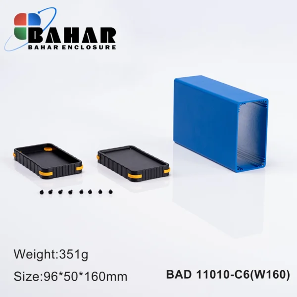 BAD 11010 C1-W160  جعبه آلومینیومی اکسترود پانل پلاستیکی - Image 4