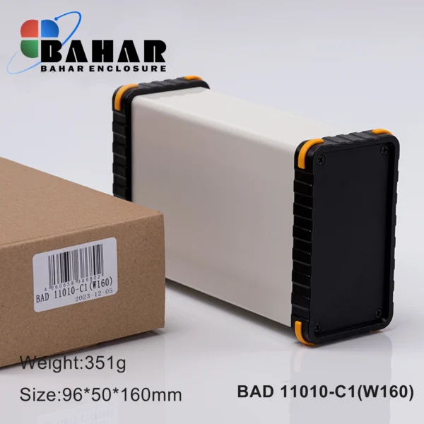 BAD 11010 C1-W160  جعبه آلومینیومی اکسترود پانل پلاستیکی - Image 2