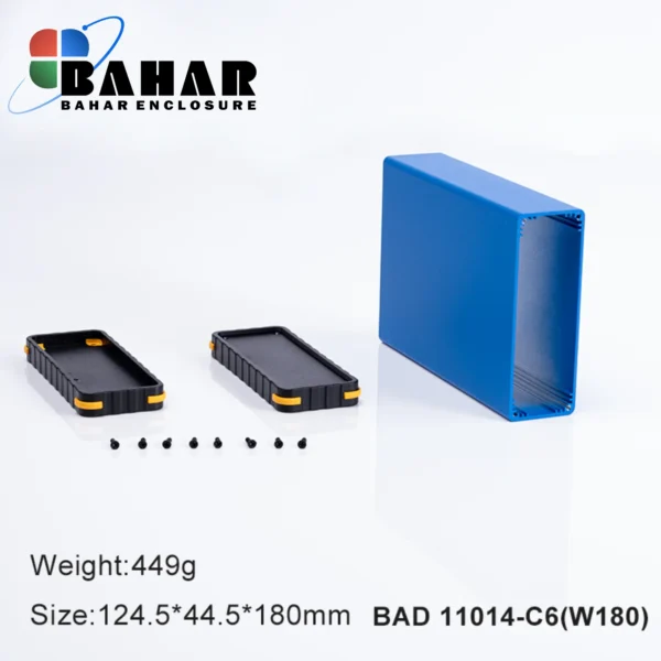 BAD 11014 C6-W180 جعبه آلومینیومی اکسترود پانل پلاستیکی - Image 4