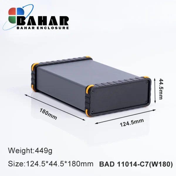 BAD 11014 C7-W180 جعبه آلومینیومی اکسترود پانل پلاستیکی